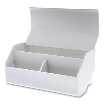 Bostitch® Konnect Desktop Organizer Storage Bin, Wide, 7.5" X 3.5" X 3.5", White freeshipping - TVN Wholesale